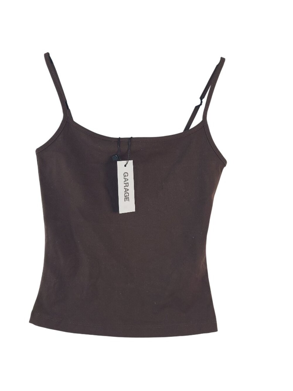 NEW Garage Women's Sleek Scoop Cami Armadillo Brown Size P/S